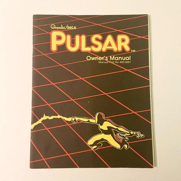 Vintage 1981 Pulsar Owners Manual Gremlin Sega Arcade Game Manual - Picture 12 of 12
